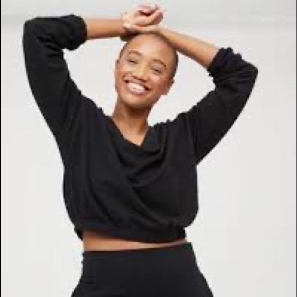 Aerie offline V neck back sweatshirt